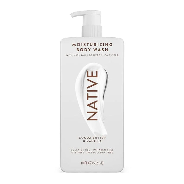 Native Moisturizing Body Wash Contains Naturally Derived Ingredients | for Women & Men, Sulfate, Paraben, & Dye Free Leavi...