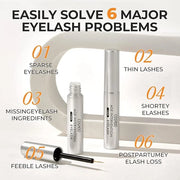 Eyelash Growth Serum, Lash Enhancing Serum with Advanced Formula to Boost Longer Fuller and Thicker Luscious Lashes, Non-I...