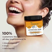 RaGaNaturals Natural Mango Butter Body Cream for Dry Skin for Women, Men - Tropical Plant-Based Hydrating Moisturizer with...