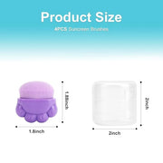 WALLFID 4PCS Sunscreen Applicator for