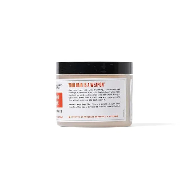 Duke Cannon Supply Co. News Anchor Clay Pomade - Flexible Hold, Matte Finish, 4 oz. - Product Image