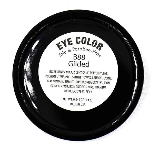 Gilded Frosted Nude Bronze Beige Gold Shimmer Pressed Powder Single Vegan Eyeshadow; Talc, Paraben & Cruelty Free - Produc...