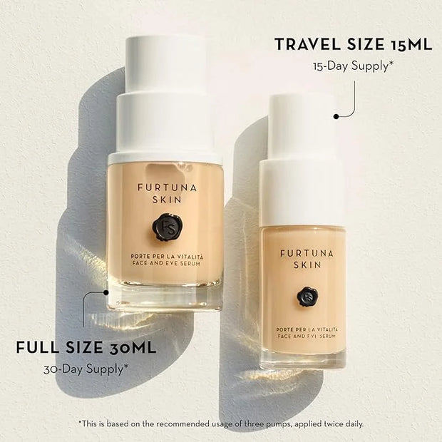 Face & Eye Serum - Dual-Use Formula to Lift, Reduce Puffiness and Even Tone, Wild-Foraged Botanicals, Vegan, Dermatologist...