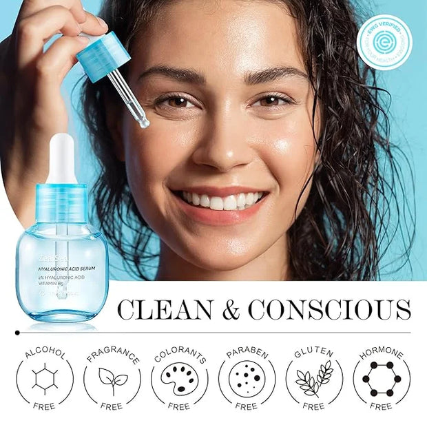 ZealSea Eye Patches and Hyaluronic Acid Serum Bundle - Product Image