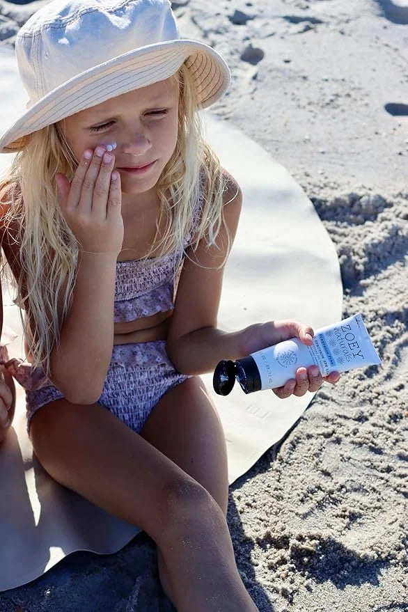 Zoey Naturals SPF 50+ Sunscreen for Babies & Children - Water-Resistant, Reef-Safe, Non-Nano Zinc Oxide, for Sensitive Ski...