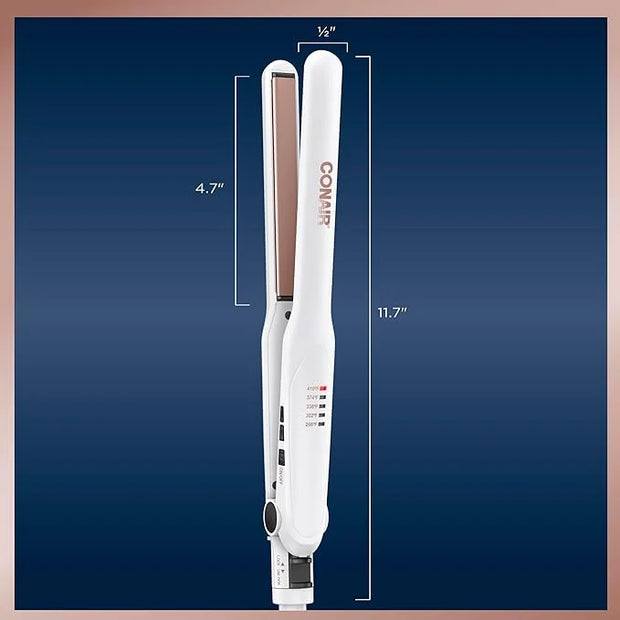 Conair Double Ceramic Flat Iron, 1/2-inch - Product Image