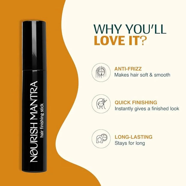 Nourish Mantra Eyebrow Growth Serum 10 ml and Hair Finishing Stick - Product Image