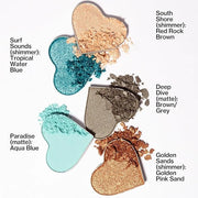 Pacifica Eyeshadow Palette – Waikiki Mineral Eyeshadow, Blendable Shimmer & Matte Shades w/Velvet Matte, Shimmer & Metalli...