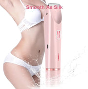 2025 New 2-in-1 Bikini Trimmer & Electric Shaver for Women - Cordless Wet/Dry Electric Razor Kit, Waterproof Hair Removal ...