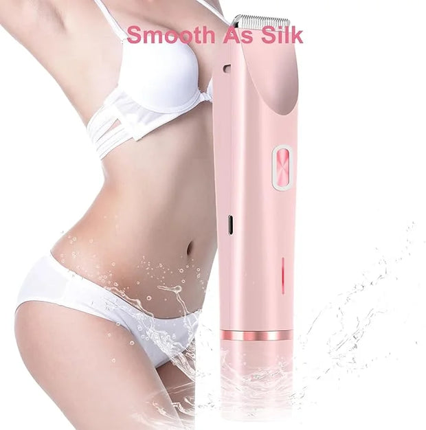 2025 New 2-in-1 Bikini Trimmer & Electric Shaver for Women - Cordless Wet/Dry Electric Razor Kit, Waterproof Hair Removal ...