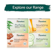 Himalaya Purifying Neem & Turmeric Cleansing Bar for Clean and Healthy Looking Skin, 4.41 Oz (125 gm) (Pack of 2) - Produc...