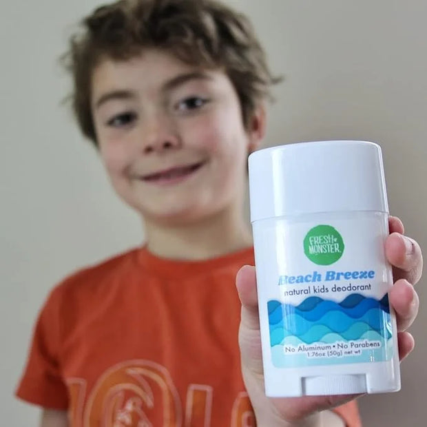 Fresh Monster Natural Deodorant for Kids and Teens I Aluminum-Free, Paraben-Free and Hypoallergenic I Dermatologist Tested...