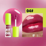8 Colors Lip Oil Lip Glaze, Hydrating Lip Glow Oil Big Brush Head Shiny Moisturizing Lip Gloss, Long Lasting Non-sticky Fr...