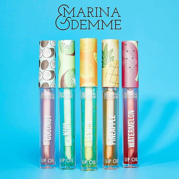 Marina and Demme 5 Piece Tropical Lip Oil Glosses