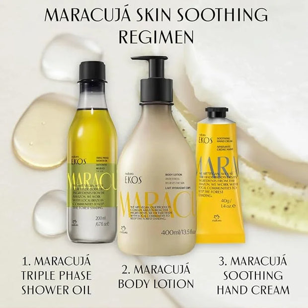 natura - Ekos Maracujá Hand Cream - Calming Hand Balm - Fast Absorption - 24-Hour Deep Hydration Skin Moisturizer - Vegan ...