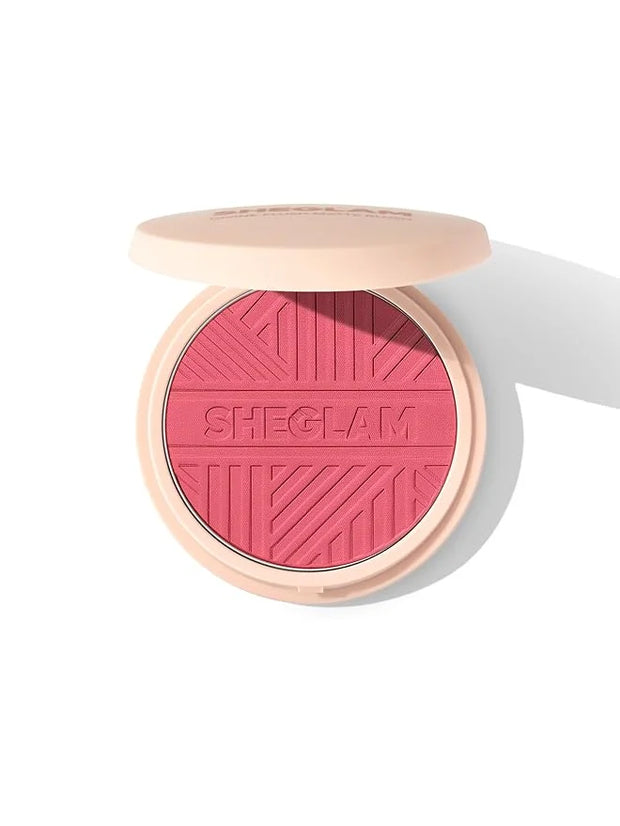 SHEGLAM Divine Flush Matte Blush Powder - Highly Pigmented, Non-Fading, Long Lasting Glowing Lightweight Natural Face Make...