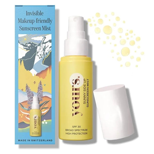 YOURS Invisible Sunscreen Sunny Side Up SPF 30 | Broad-spectrum | Apply Over Makeup | For All Skin Types | Lightweight Ant...