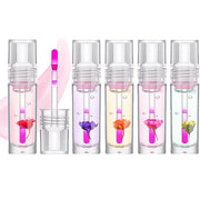 Lip Oil Tinted, Joyeee 6pcs Moisturizing Lip Glow Moisturizing