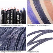 Kaely 2Pcs Cream Eyeshadow Sticks Set for Eyes Waterproof,Midnight Blue Shimmer Eye shadow Stick Pencil Pen Bulk sombras e...