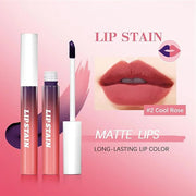 Peel Off Lip Liner Stain Set - 3 Colors Long-Lasting Peel Off Matte Lip Gloss,Matte Liquid Lipstick Nude Lip Gloss Waterpr...