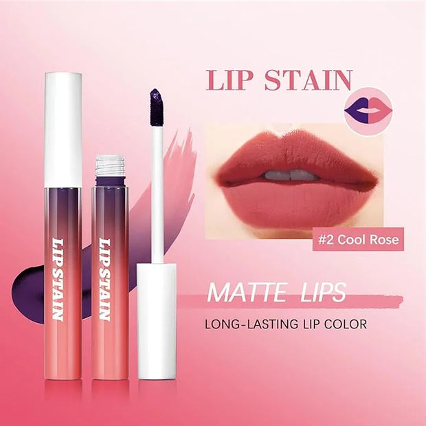 Peel Off Lip Liner Stain Set - 3 Colors Long-Lasting Peel Off Matte Lip Gloss,Matte Liquid Lipstick Nude Lip Gloss Waterpr...