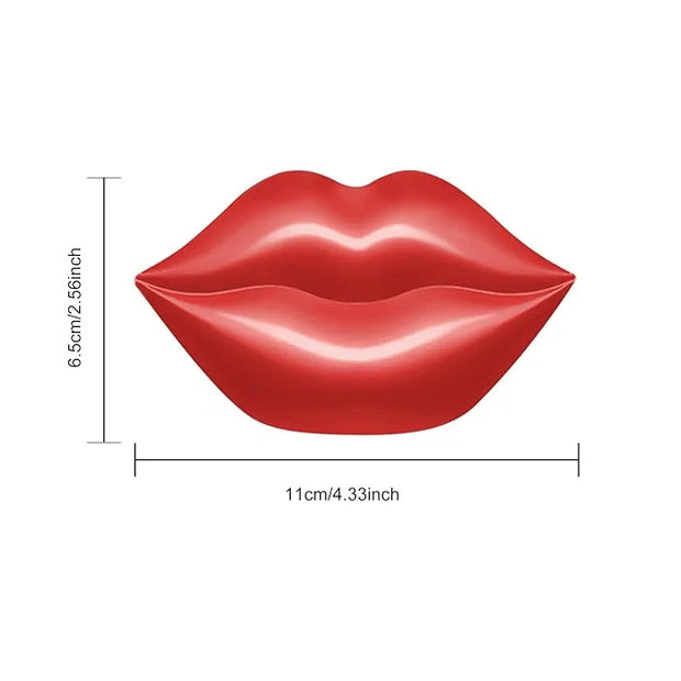 20Pcs Lip Mask, Red Cherry Lip