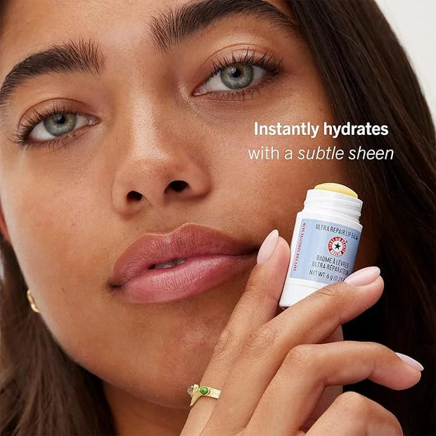 First Aid Beauty - Ultra Repair Lip Balm, Instant Hydration and Moisture for Soft, Supple & Plump Lips, Concentrated Formu...