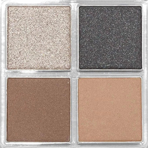 Palladio Eyeshadow Quads, Velvety Pigmented Blendable Matte, Metallic & Shimmer Finishes, Creamy Formula, Four Way Quad Ey...