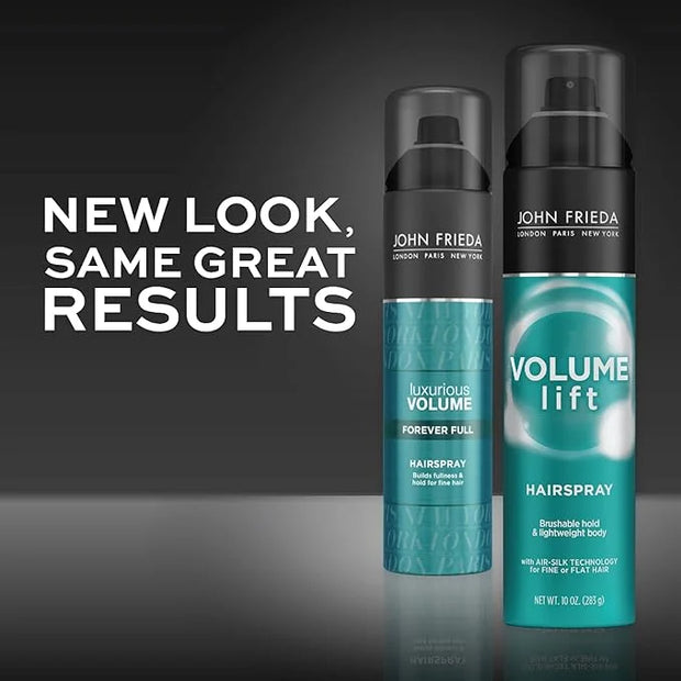 John Frieda Volume Lift Hairspray, Volumizing Hairspray with Air-Silk Technology for Fine or Flat Hair, Adds Body, Long-La...