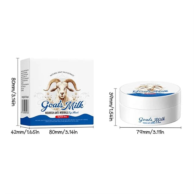 Under Eye Patches for Dark Circles & Puffy Eyes - 60 Pairs Hydrating Eye Mask with Hyaluronic Acid,Goats Milk & Hydrolyzed...