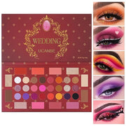 UCANBE Eyeshadow Makeup Palette, 36 Color Matte Shimmer Glitter Eye Shadow Highlighter Contour Blush Powder, High Pigmente...