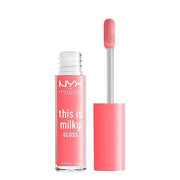 NYX PROFESSIONAL MAKEUP This Is Milky Gloss, Vegan Lip Gloss, 12 Hour Hydration - Moo-dy Peach (Sheer Coral) - Product Image