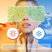 Jade Eye Mask, Facial Cooling Mask & Peanut Massage Roller Ball Cold - Double Ball Massage Tool for Reliefs Muscle Pain - ...