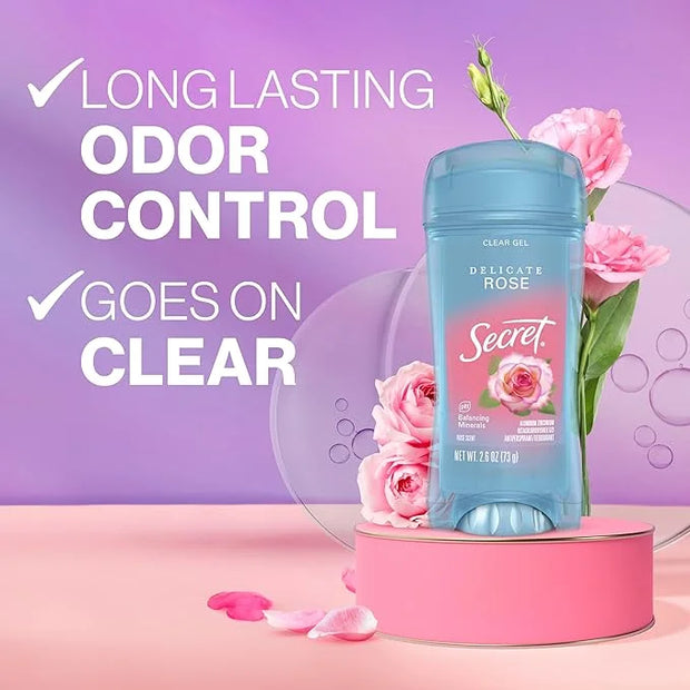 Secret Fresh Antiperspirant Deodorant for Women, 72hr Breathable Sweat & Odor Protection, Instant Freshness & Gentle, PH B...