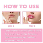 Color Changing Lip Glow Oil Set - 2PCS Changing