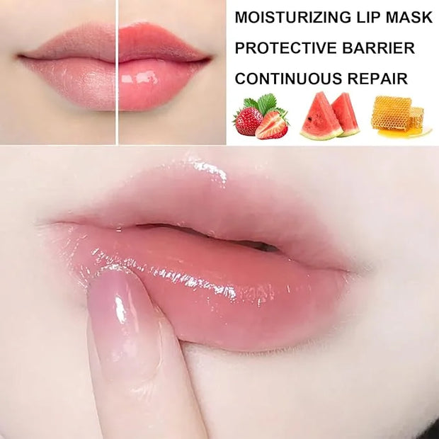 3Pcs Lip Balm Honey Pot Lines