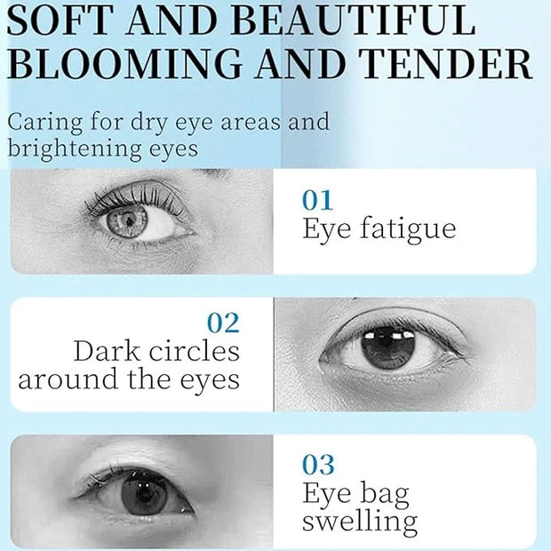 Under Eye Mask Patches, 30 Pairs Collagen Hydrating Moisturizing Smoothing Gel Pads for Puffy Eyes Bags,Dark Circles,Puffi...