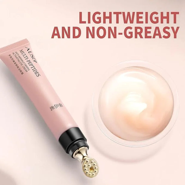 Anti-Aging Caffeine Eye Cream with Metallic Applicator, Eyebag Remover, Under Eye Cream Skin Care Anti-Wrinkles, Fine Line...