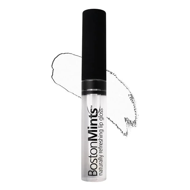 Healthy, Naturally Lip Plumping Clear LipGloss, Southie Pout (.25oz) - Vegan, Plant-Based ingredients. Cooling Mint Enhanc...