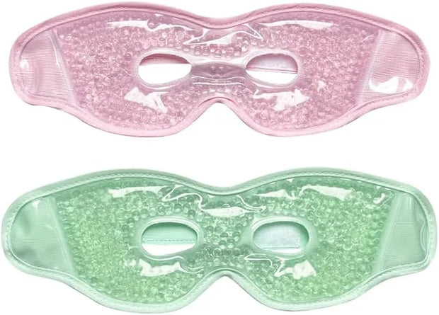 2 PCS Gel Eye Mask,Reusable,for Dark Circles,Dry Eyes,Headaches,Puffiness,Stress,migraines,Eye Bags.Allergies,Sinus discom...
