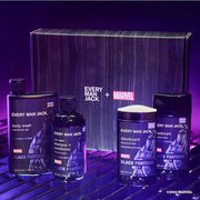 Every Man Jack Black Panther Body Set - Perfect for Every Guy & Marvel-Lover - Bath and Body Marvel Gift Set with Clean In...