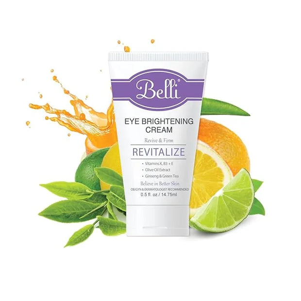 Belli eye cream for brightening wrinkles dark circles anti-aging skin renewing and puff, Enriched Vitamin | Skin Smoothing...
