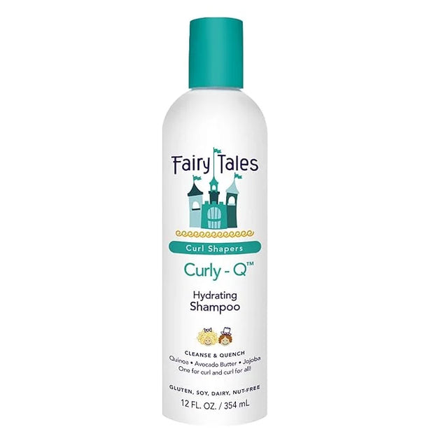 Fairy Tales Curly Q Kids Shampoo all Types of Curly Hair - Hydrating Hair Shampoo- Paraben , Sulfate , Gluten and Nut Free...
