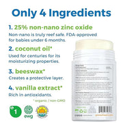 Waxhead Coral Reef Safe Sunscreen Stick - Zinc Oxide Sunscreen, Tattoo Sunscreen Stick Mineral Sunscreen Face Sunscreen St...
