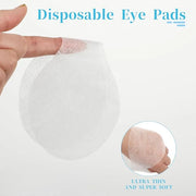 200 Sheets Disposable Eye Mask Paper, Natural Silk Eye Cover for Facial Spa Eye Care Patches Paper DIY Eye Covers Disposab...