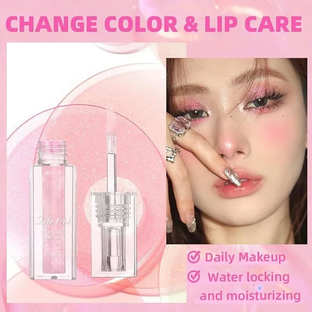 Bossup Color Changing Lip Oil V2,Magic Color Changing Lip Oil,Boss Up Color Changing Lip Gloss, Warm Change Moisturizing,L...