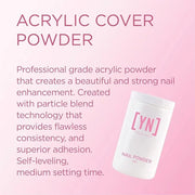 Young Nails Acrylic Powders, Cover - Created For a Flawless Consistency And Superior Adhesion - Cover Powder Begins To Set...