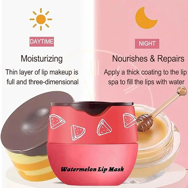 Bee Lip Balm Honey Pot, Strawberry