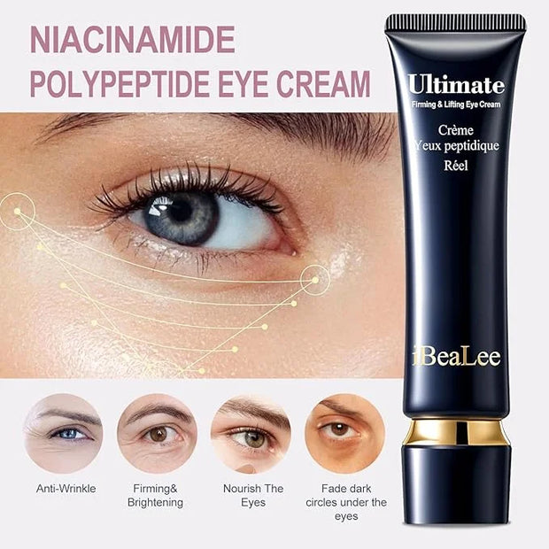 Temporary Eye Tightener Eye Cream - Retinol & Hyaluronic Acid Infused Formula, Quickly Repairs Wrinkles While Reducing Und...
