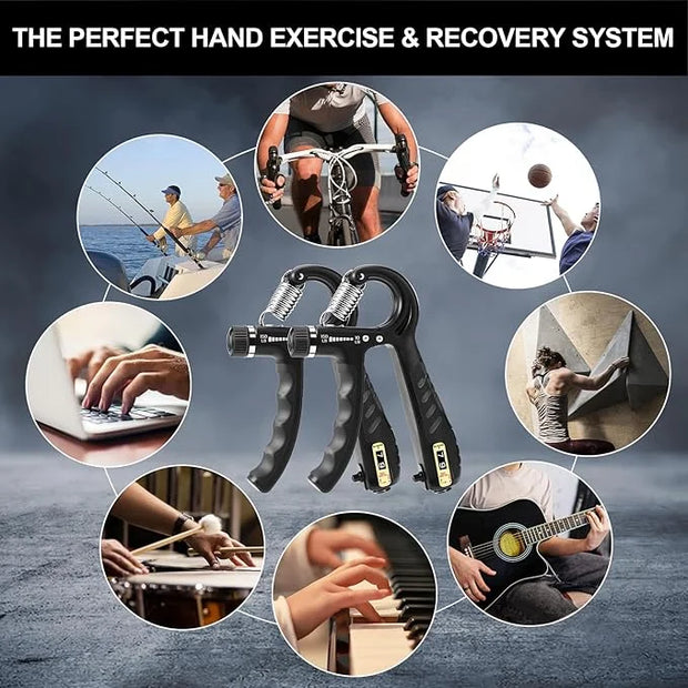 2 Pack Grip Strength Trainer 10-150 lbs - Product Image